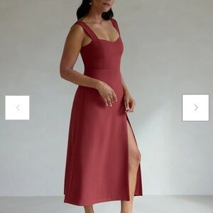 Park & Fifth Hastings Dress in Terracotta